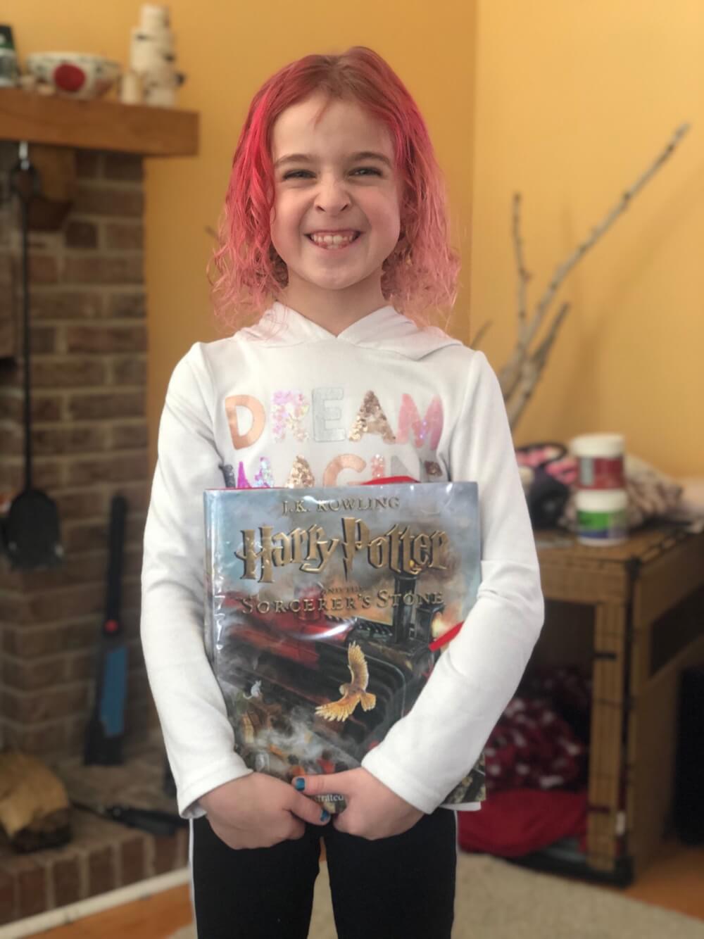 Today she finally finished Harry Potter! – JTOK Chatter